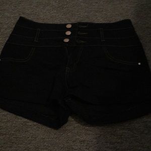 Jean high waisted shorts